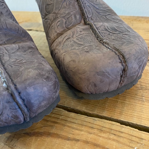 Papillio by Birkenstock Brown Clog Mule L 8 39 Cork Delores Wedge - Picture 10 of 12